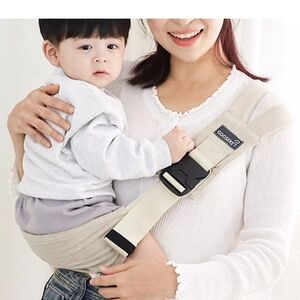 Gooseket Toddler Hip Carrier Beige